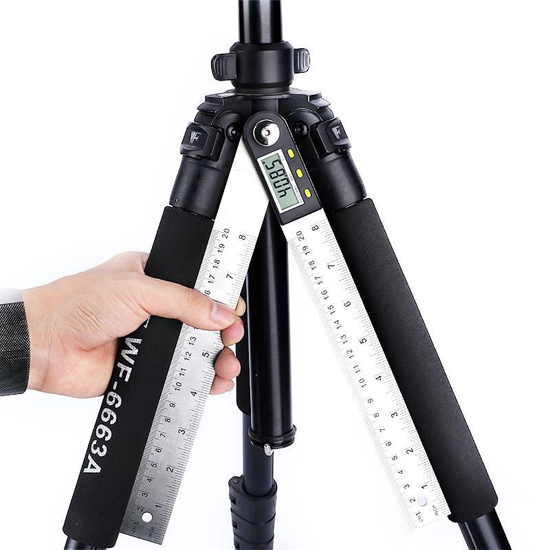 伊莱EM-KAL500数显角度尺0不锈器LLC钢科电子角度尺量角0-50mm