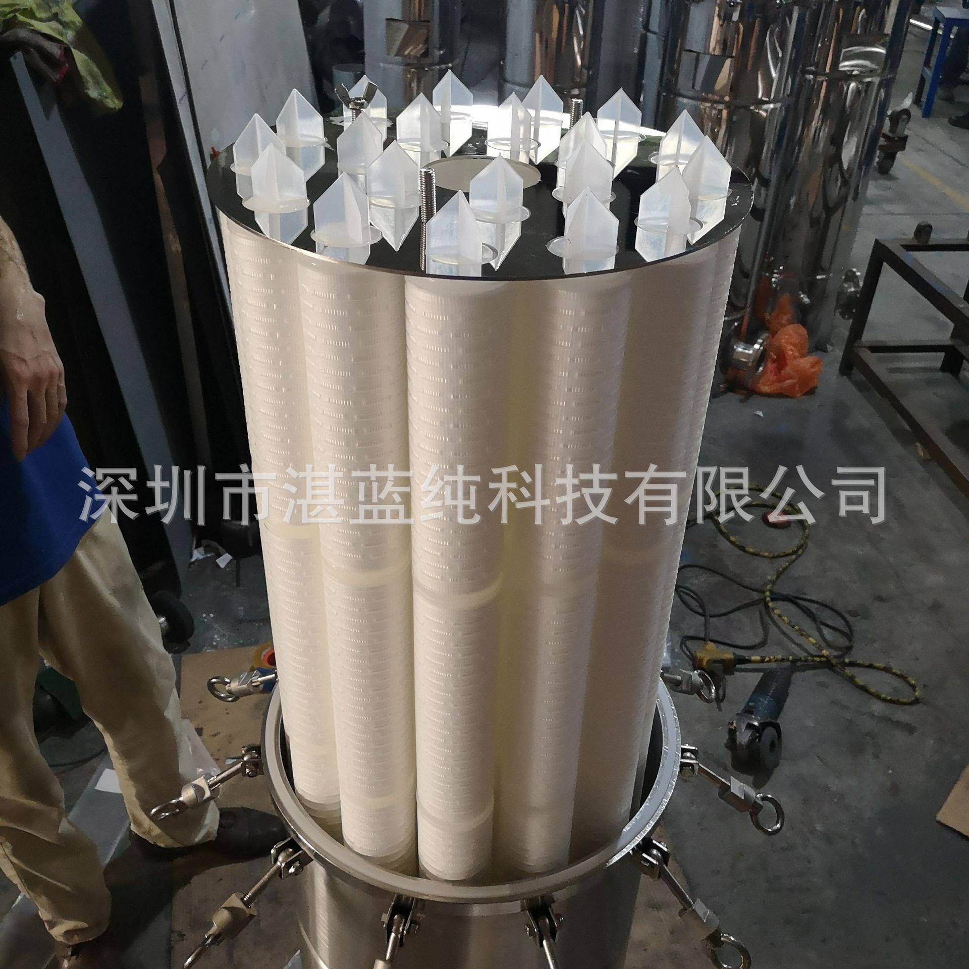源头工厂折叠滤芯精密过滤器222接口精密微孔滤器不锈钢保安滤器