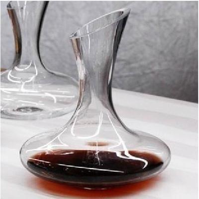 华富水晶玻璃 斜口不带把 红酒玻璃醒酒器   1300ml
