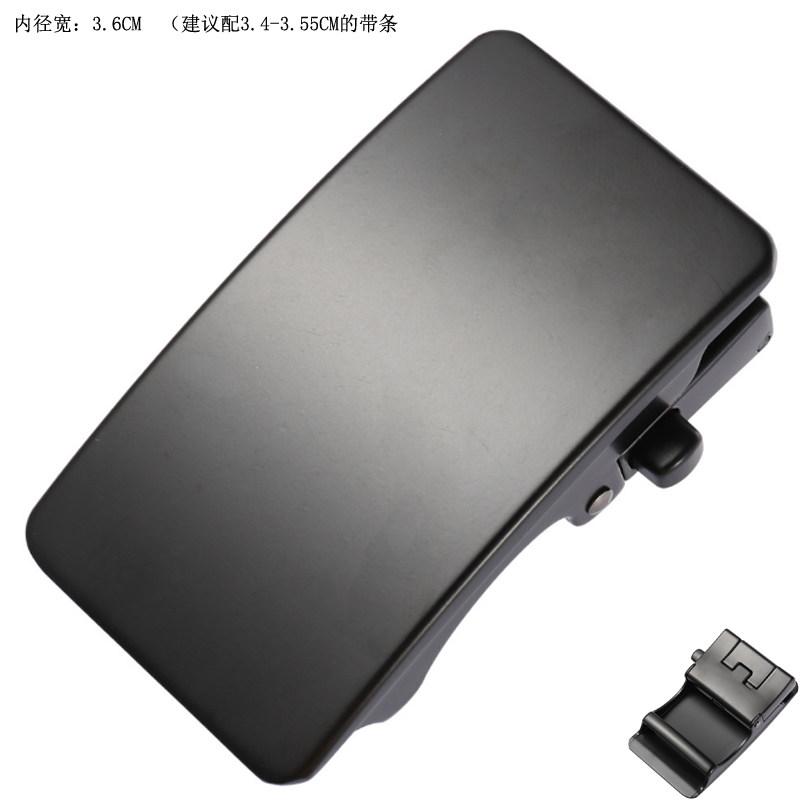 工H字母皮带扣头黑色头自动扣男士腰带头卡扣卡子裤带头皮带头