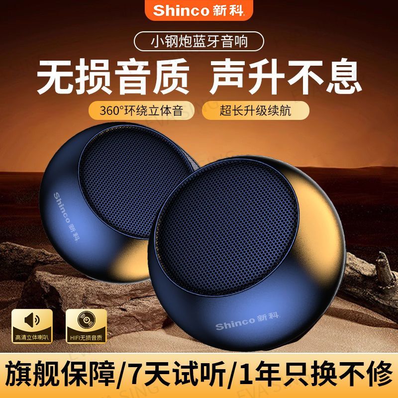 新科2025新款蓝牙音响户外家用便携式小音响高音质大音量迷你无线