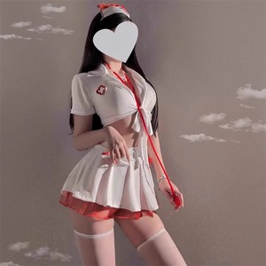 护士cosplay制服趣味白色网红主播战刺激内衣角色扮演套装夜服女
