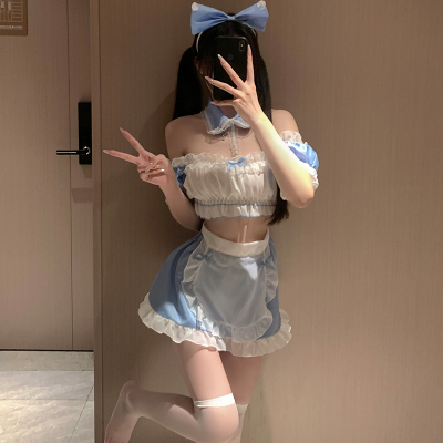 禁欲系JK制服床上性感睡衣吊带睡裙情侣女款纯欲风高级感趣味内衣