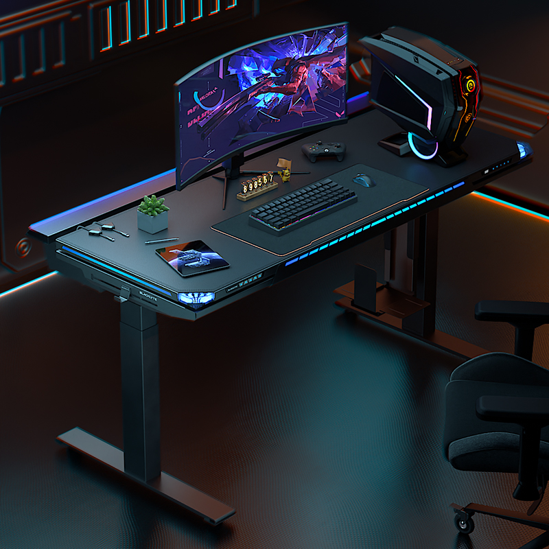 逐夜双电机电竞升降桌