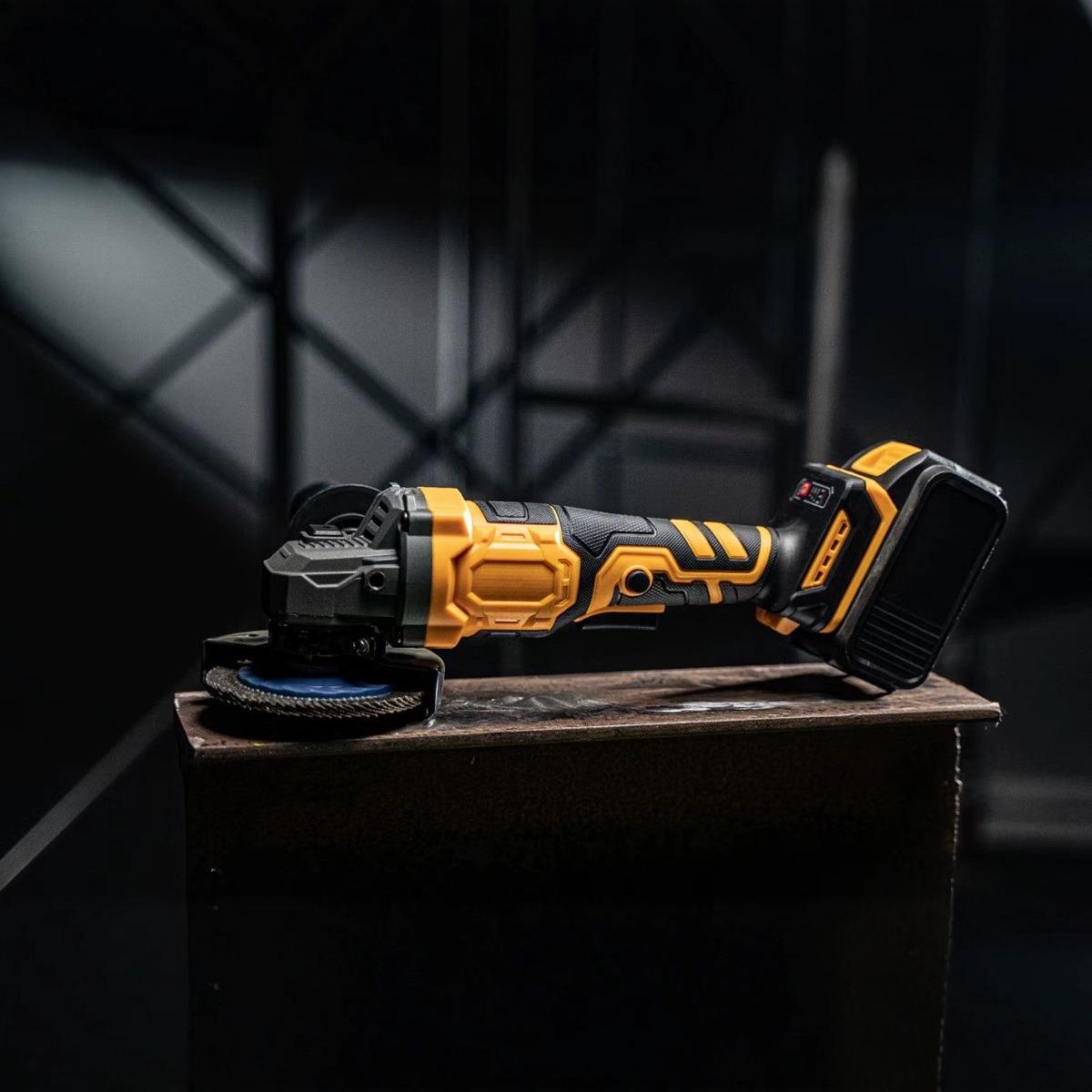 大功率锂电角磨机切割机伐木锯电锯100MM纯铜无刷切割机磨光机