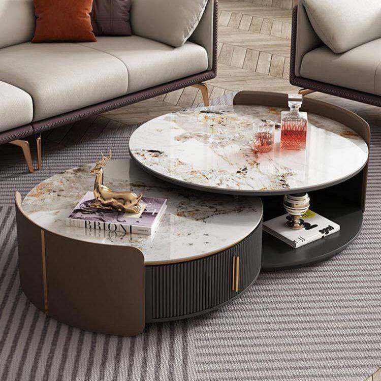 新款伸缩岩板茶几圆形客厅轻奢家用小户型简约现代黑色电视柜组合,家装灯饰光源,其它灯具灯饰,淘宝优惠券,粉丝福利购,淘宝优惠卷