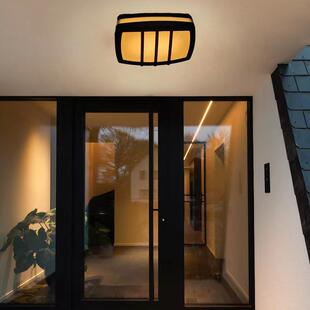 阳台吸顶灯2023新款门前照明灯感应户外别墅入口灯