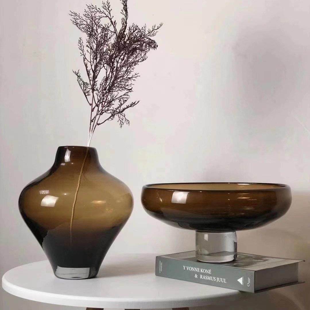 现代轻奢样板房客厅餐厅装饰摆件家居饰品纯手工水晶玻璃果盘花瓶,金属材料及制品,金属加工件/五金加工件,淘宝优惠券,粉丝福利购,淘宝优惠卷