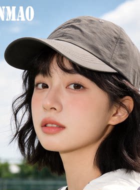 夏季棒球帽女士户外运动速干透气薄款显脸小打羽毛球网球鸭舌帽子