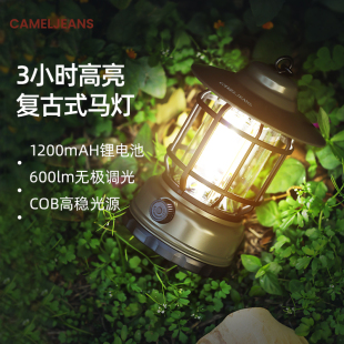 马灯户外灯露营灯超长续航野营灯大功率氛围帐篷灯充电照明灯