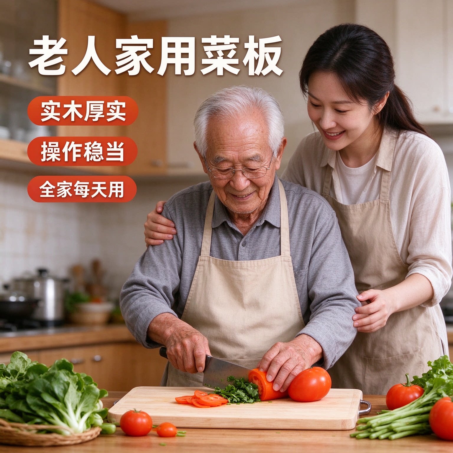 柳木砧板整木实木菜板加厚长方形家用厨房切菜擀面耐用剁肉菜板