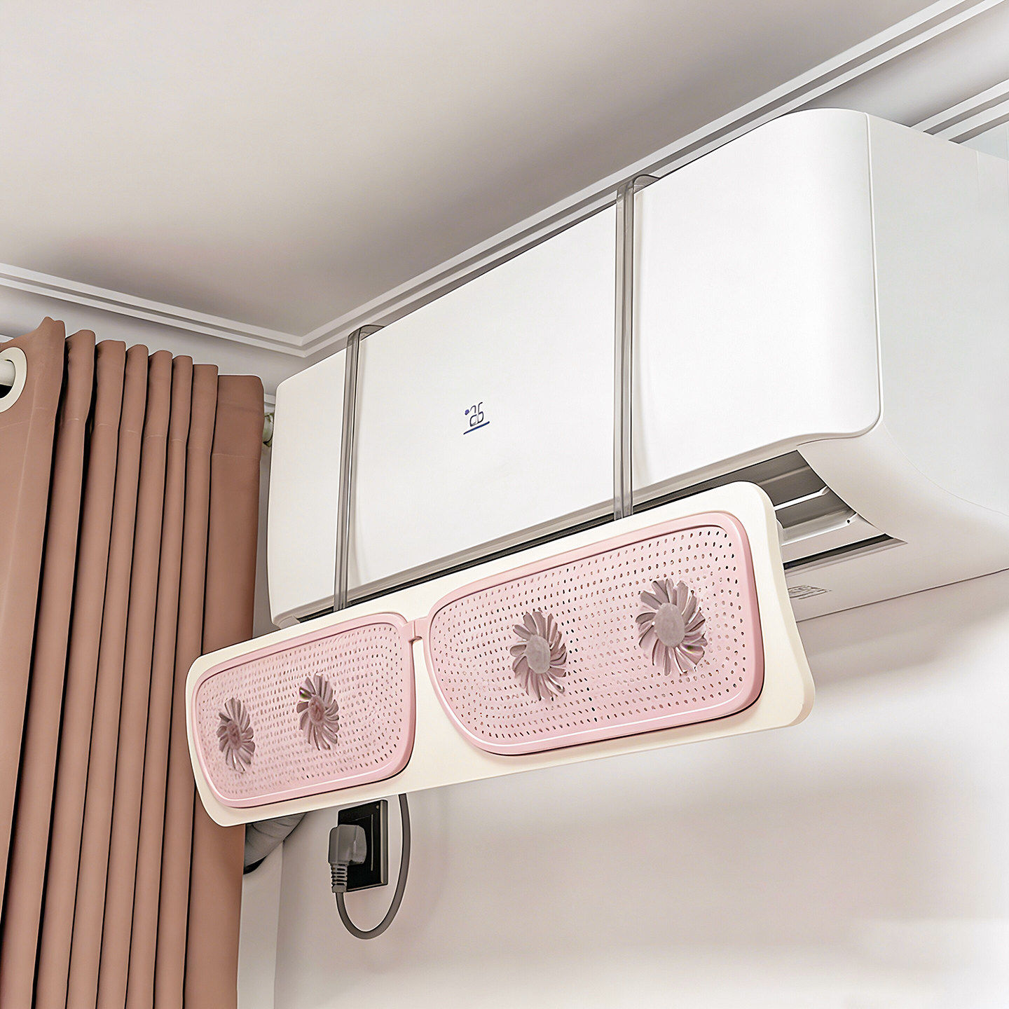 空调挡风板2026新款防直吹防凝水散风均匀免打孔婴幼儿孕妇防风罩