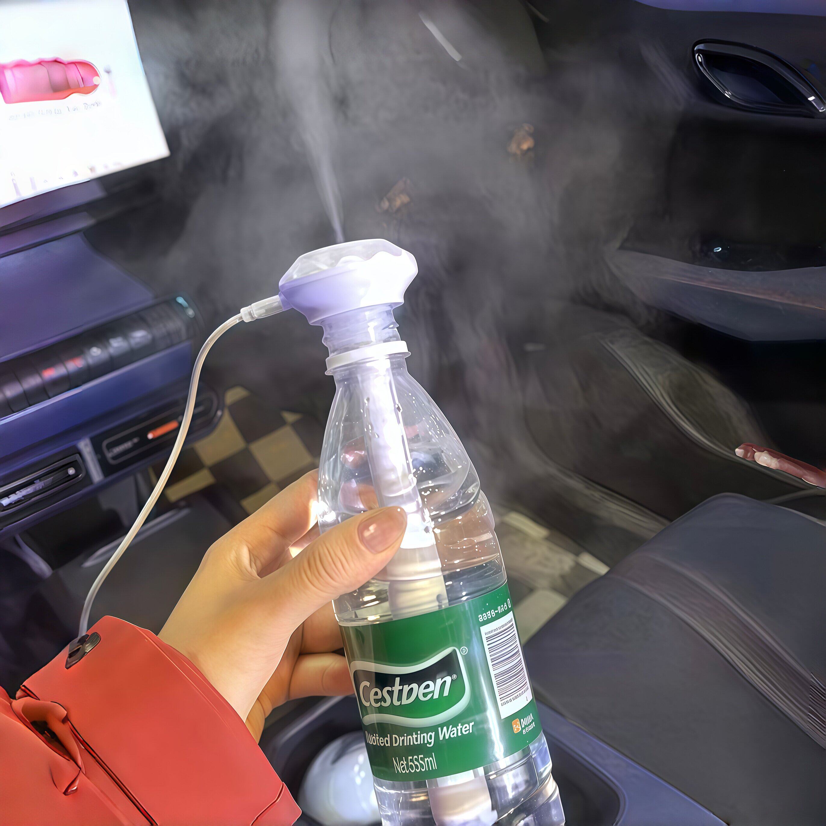 便携加湿器自制喷雾器配件迷你雾化喷头静音矿泉水加湿棒车载小型