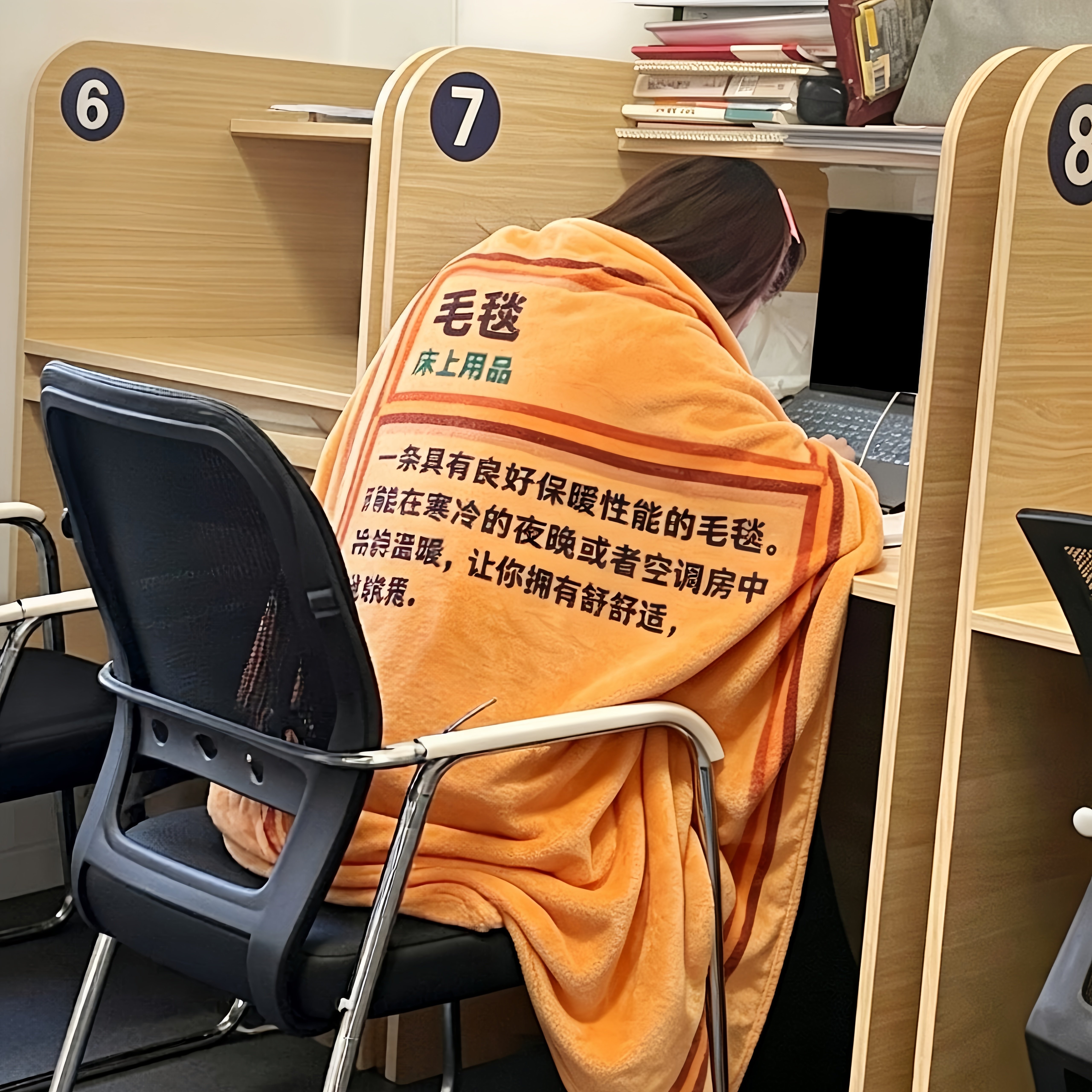 老乡呐!毯子午睡毯午休毛毯星露谷周边考研好物空调被盖毯披肩毯