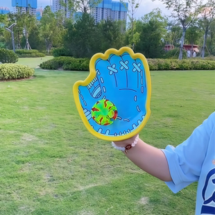 好玩到停不下来！户外儿童手抛球吸盘抛接球投掷幼儿园户外玩具球