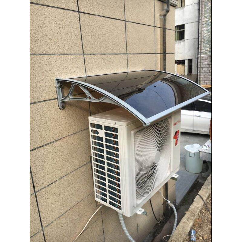 铝合金空调罩电表箱小雨棚主机防雨晒外户保护盖外机室加厚铝合外