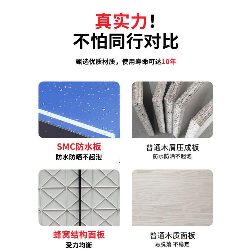 外室叠乒乓球桌防水户外折YQL比赛乒球桌案子可折叠式移乓动球台