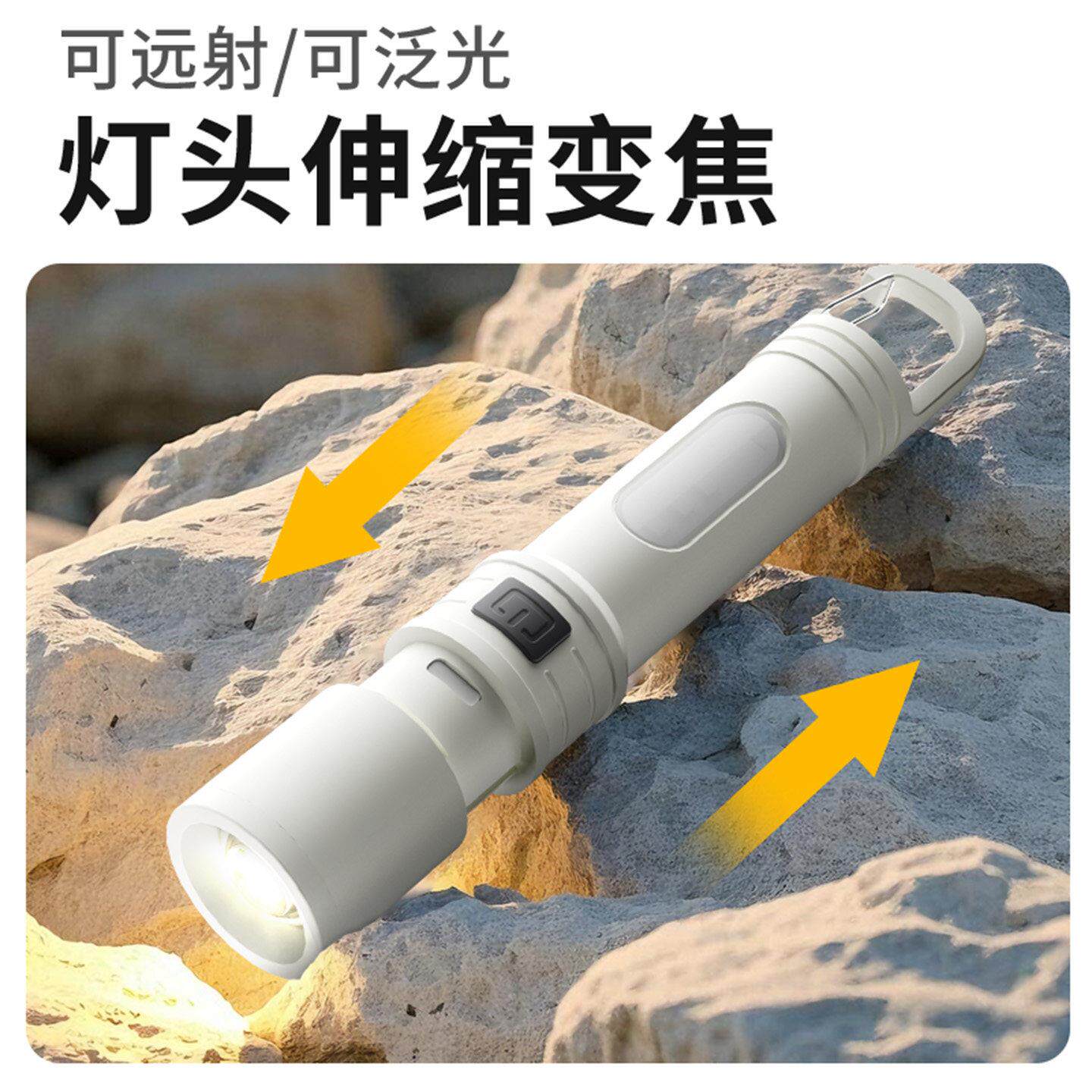 手电筒儿童2025新款不伤眼超强光亮小型219-02大可携式户外海防赶