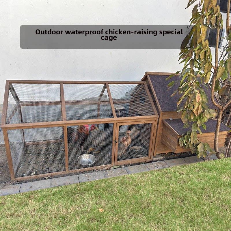户外鸡型户用大种笼鸡鸭舍鸡窝房蛋兔笼专用户外防NJA防雨、晒