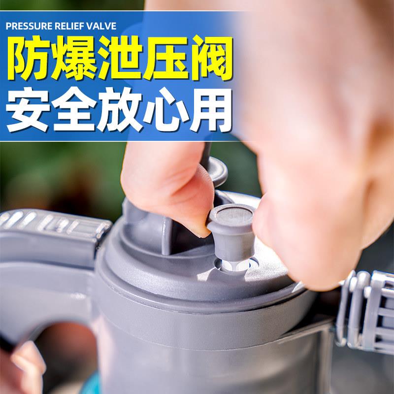 4L量杯喷壶清洁专用压浇喷水壶家用气式洒水壶高花压消毒喷加厚壶