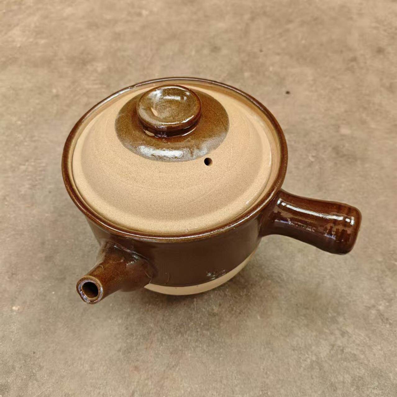 家用老式熬中煎药瓦砂锅煎药罐KOE药壶传统土用罐药罐子煲汤药专