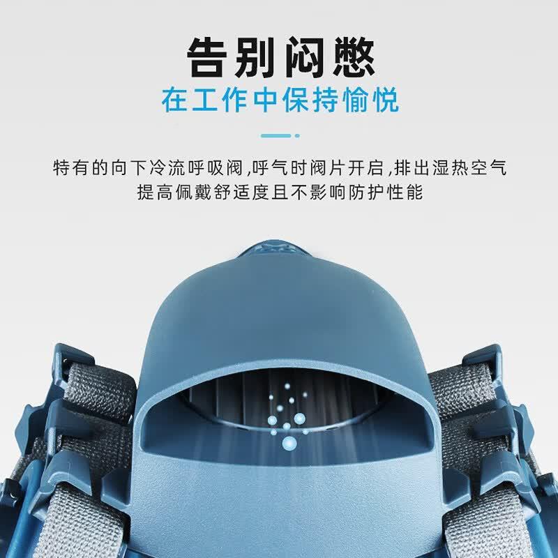 防毒印面具胶防护面7502防粉尘有矽机气体化罩工喷漆刷