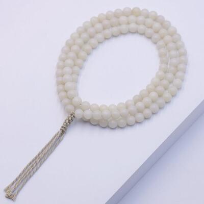 得工坊菩提根手工原生态菩HVQ提菩根108圆珠长串提根108颗6mm-鹿1