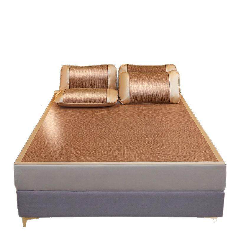 新款单面古藤凉席三件套单人宿舍折叠冰藤席子夏天家用双人席,床上用品,藤席,淘宝优惠券,粉丝福利购,淘宝优惠卷