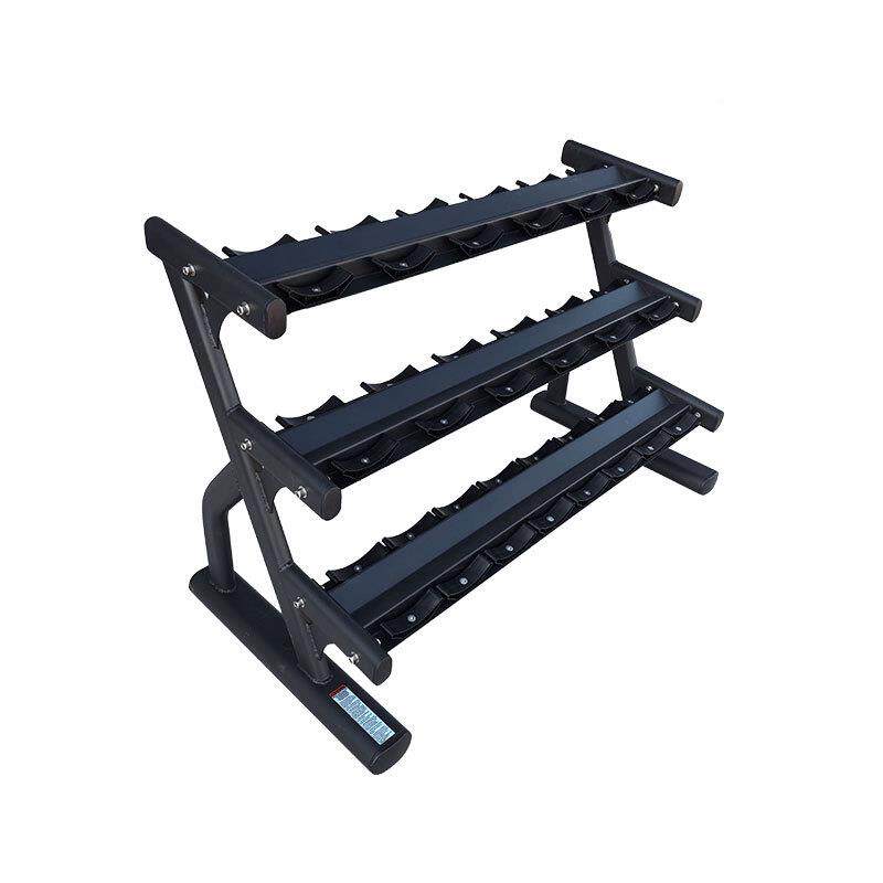 式专级哑铃架双L3007层三层立哑铃架业用托商用健身器材健身房专