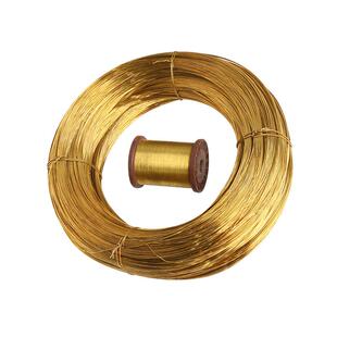 h62黄铜丝线折弯细铜丝调切段裁剪合直黄铜线圈黄硬态半FGO硬全软