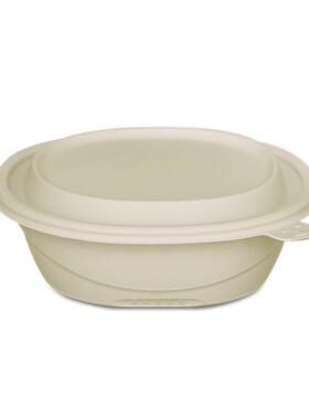 可降解餐NQZ具餐盒玉米淀粉汤外碗带盖鲜便当外碗卖打包专保用卖