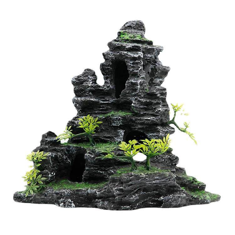 鱼缸造景套餐仿真假山树脂假山水族箱装饰石山鱼缸躲避树洞摆件,宠物/宠物食品及用品,造景/装饰,淘宝优惠券,粉丝福利购,淘宝优惠卷