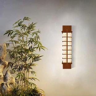 厂家定制户外庭院大门景观灯简约不锈钢仿云石别墅花园防水壁灯