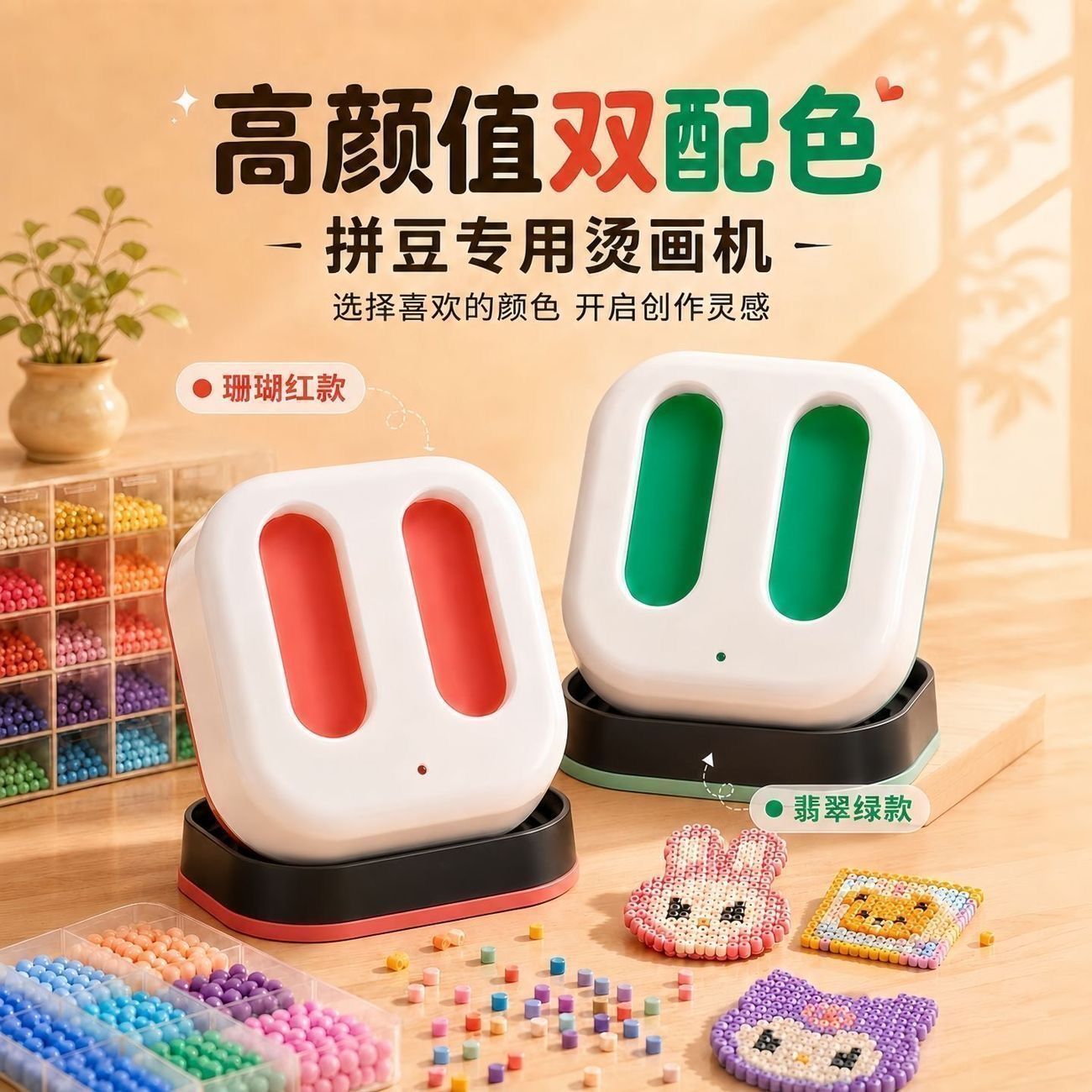 拼豆豆豆热转印专用电熨斗