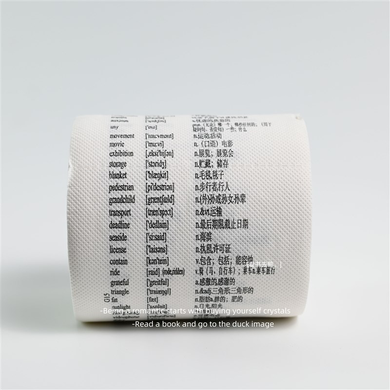 速发无聊了桶坐在马 上意英语单词 英文卷纸 创记恶搞卫生纸 生日