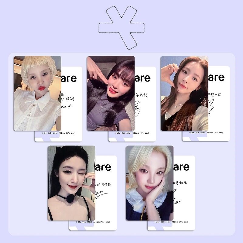 速发IDLE特典卡宋雨琦叶舒华赵美延PPMQ北京签售自印小卡WE E卡片图片