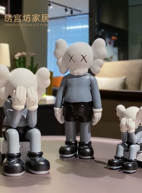 速发潮玩熊摆件轻奢店意客厅创铺橱窗房间桌面装饰品摆设