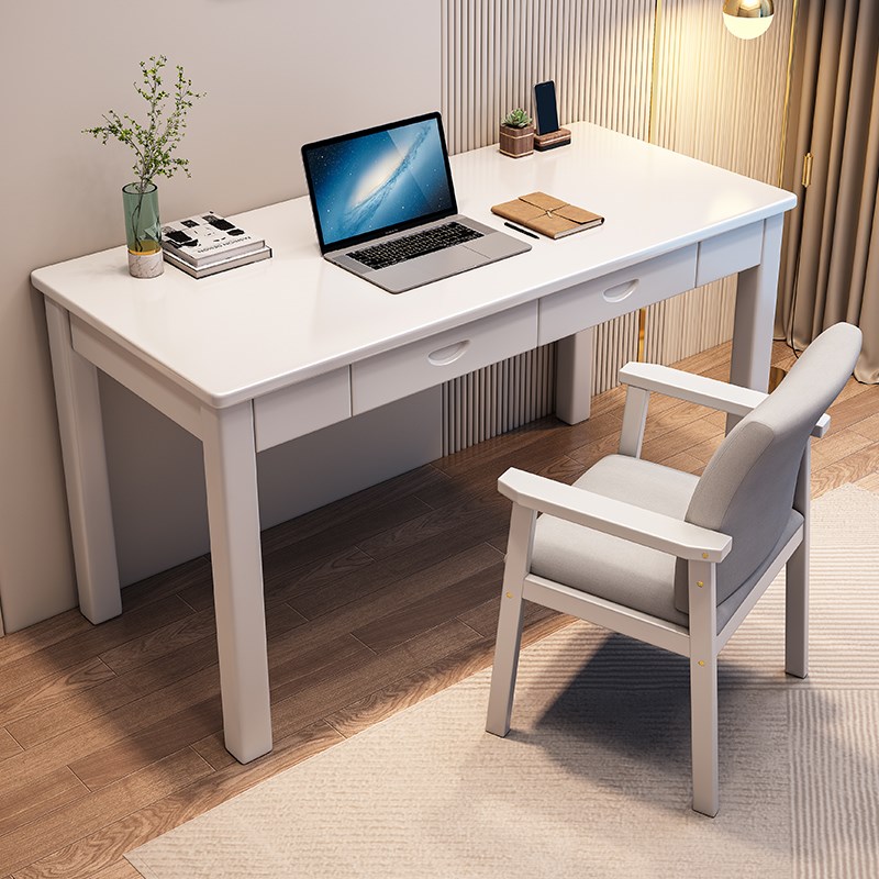 速发桌实木中式书全学写家用简易电脑桌小户型学习桌办公生字桌子