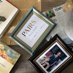 速发简约相框摆台6片7七八片0十A4寸相册框儿童像框照1相六框创意