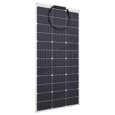 单晶硅ETFE100W柔性太阳能板房车游艇专用柔性太阳能发电板