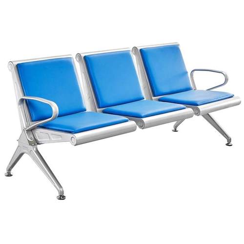 排椅三人位机场椅公共椅子不锈钢连排座椅候诊椅车站椅等候椅长椅
