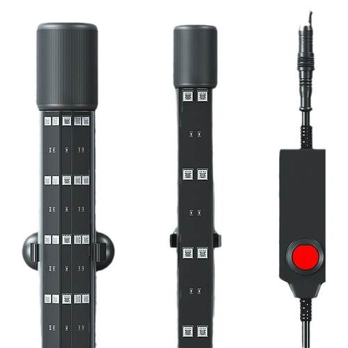 全光谱5排鱼缸灯龙鱼灯led鱼缸水族箱照明灯观赏鱼发色增艳灯2排