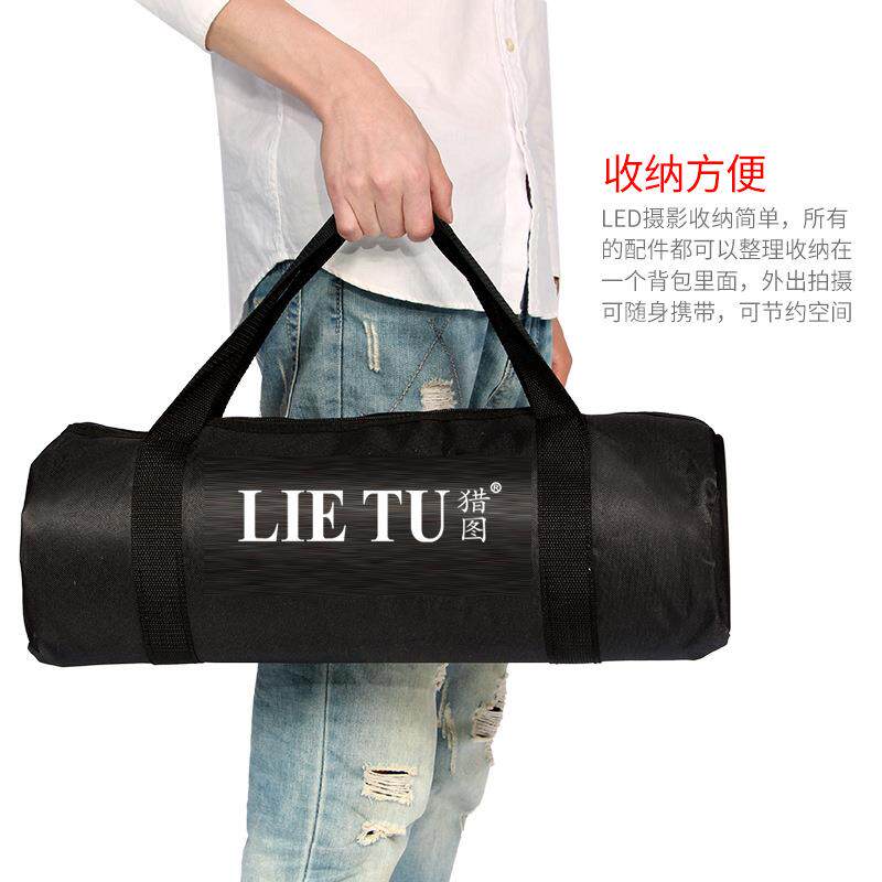 LED柔光补光灯静物拍摄小型摄影棚套装60cm白底图静物照相道具箱