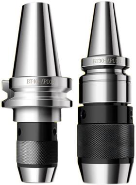 BT40一体式钻夹头刀柄BT0/BT50自紧r8铣床APU1/16数控刀柄