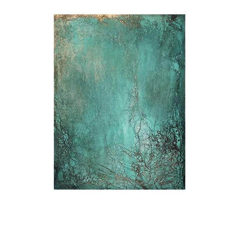 奶油风肌理手绘油画卧室客厅背景墙装饰画高级感抽象玄关过道挂画