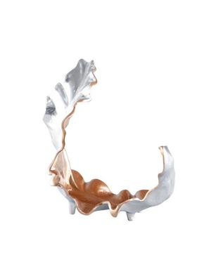 现代简约创意树叶果盘高级感茶几餐桌装饰摆件家居客厅装饰品摆设