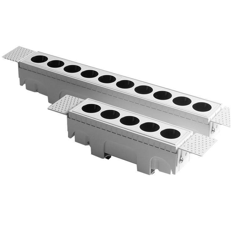 嵌入式批灰夹板款线条灯客厅过道防眩led长条灯无边框预埋格栅灯,家装灯饰光源,格栅灯,淘宝优惠券,粉丝福利购,淘宝优惠卷