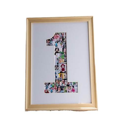 一周岁12456789纪念相框周岁相框数字相框周岁宝宝生日成长记录