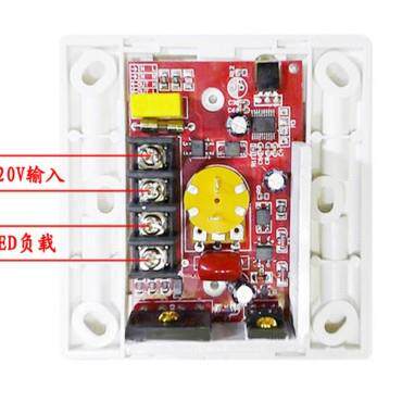 LED调光开关200W600W后沿切相可控硅调光器400W800W红外遥控开关