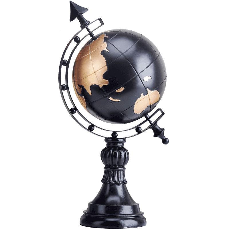 美欧美风格家饰式转动地KD002球件摆创设树脂工艺品摆件实用摆意